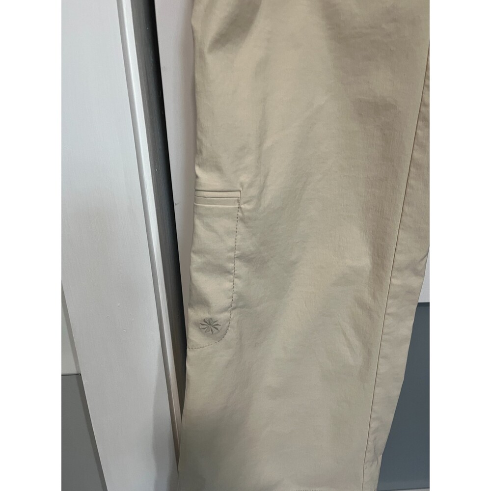 Athleta Pants 12T chino khaki lightweight ladies trouser EUC - Picture 2 of 5